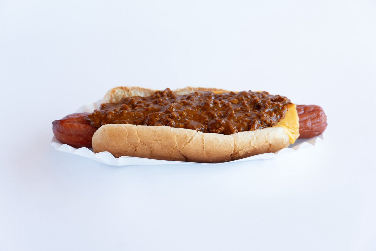 Chili Cheese Hot Dog.