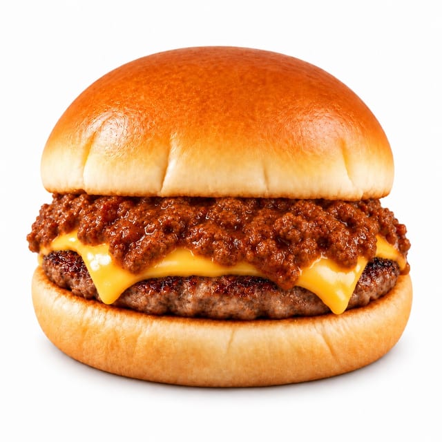 Chili Cheese Burger.