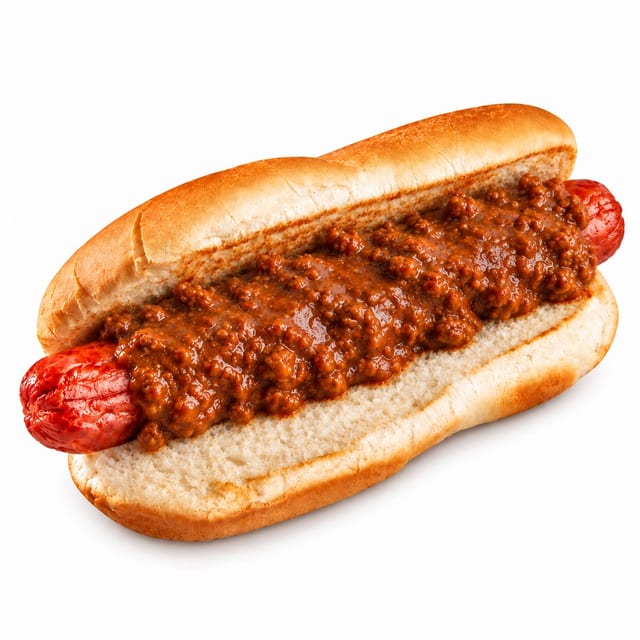 Chili Hot Dog.