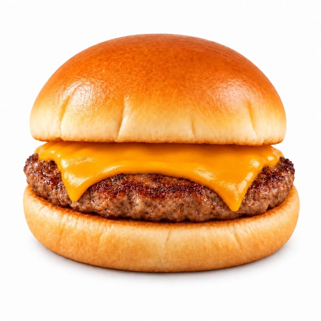 Cheddar Cheese Burger.