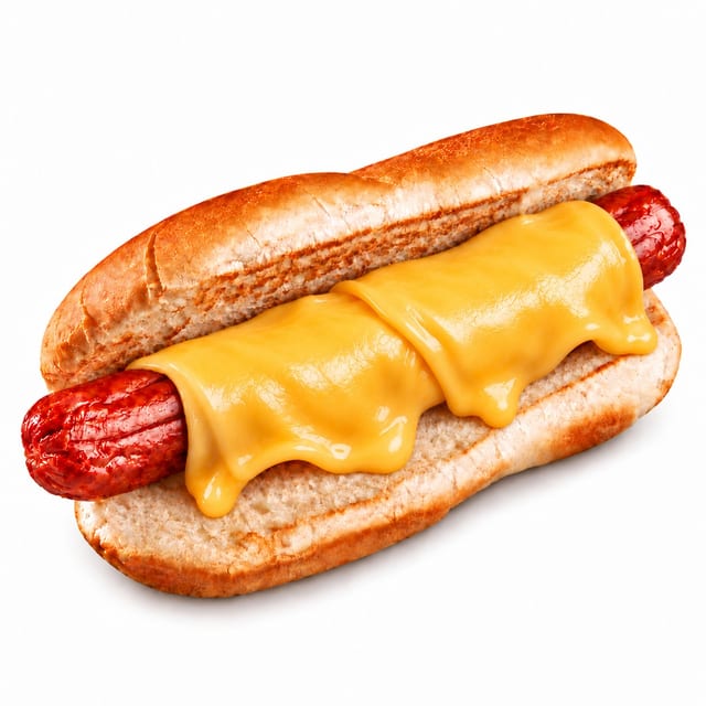 Cheese Hot Dog.