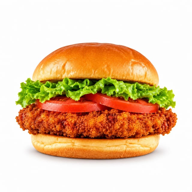 Hot & Spicy Chicken Breast Sandwich.
