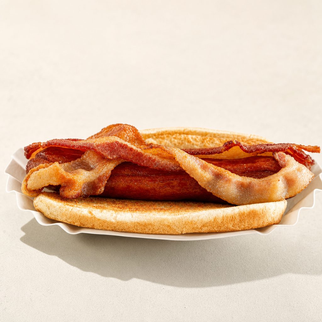 Bacon Hot Dog.